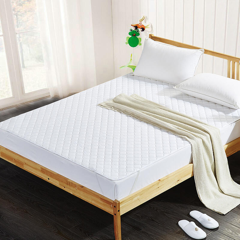 Low Price Factory Wholesale Custom Quilted Waterproof and mite proof ultrasonic mattress protector factory