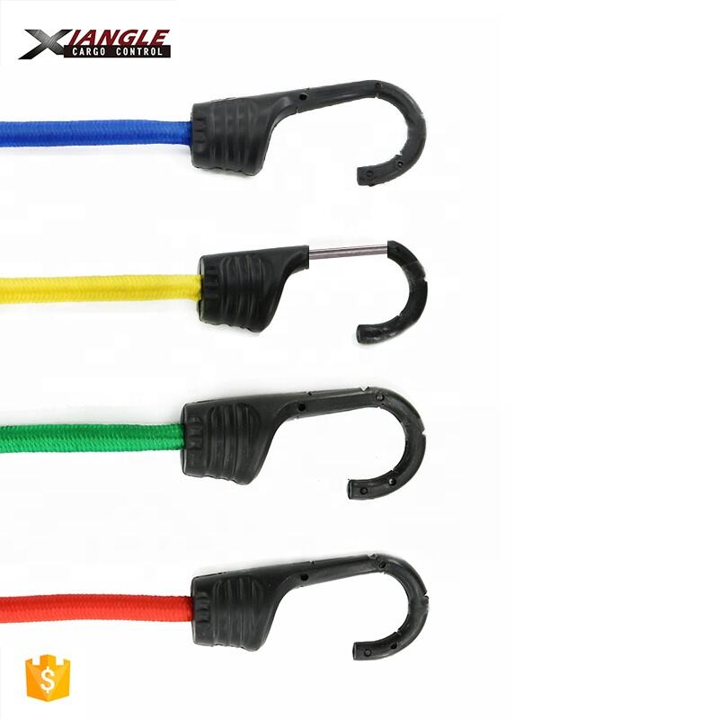 8mm bungee cord trampoline tools straps for sale with plastic hooks factory