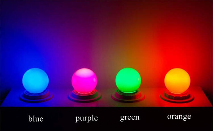 Colored Bulbs LED 1W E27 G45 Lighting Bulbs for Halloween Bedroom manufacture