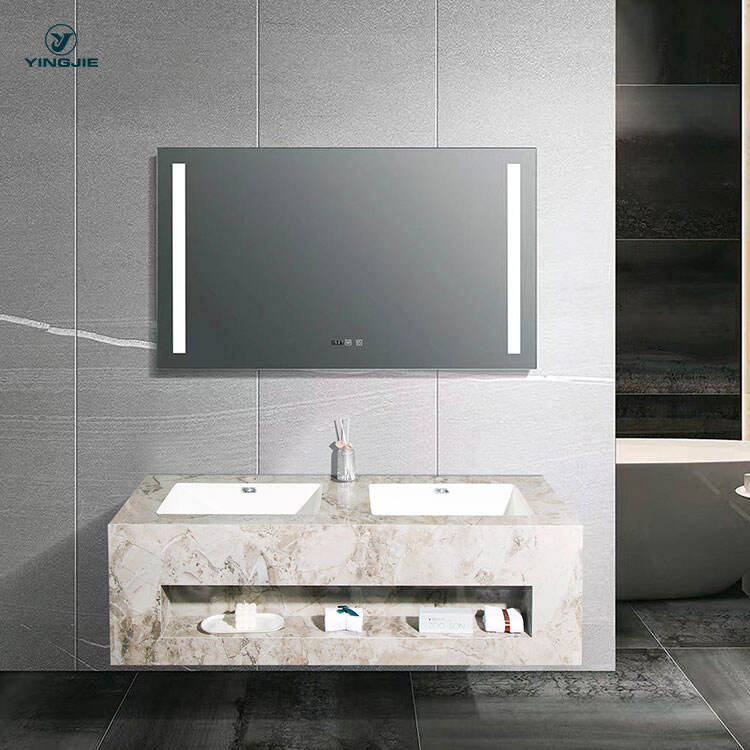 sintered stone modern bathroom wall hung wash basin for hotel factory