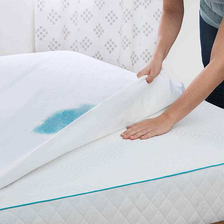 Best Seller Breathable & Noiseless Bamboo Mattress Protector 100% waterproof mattress pad supplier