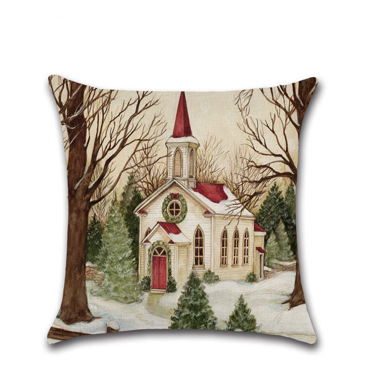 New design 45*45 cm square home decorative 2022 Christmas pillow cushion cover details