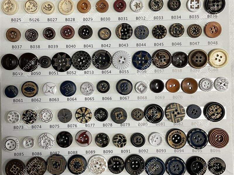 Wood button catalog