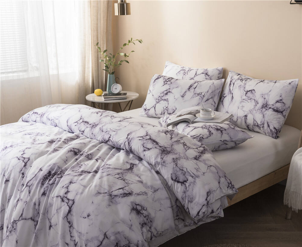 Hot sale polyester luxury bedding set bedsheet manufacture