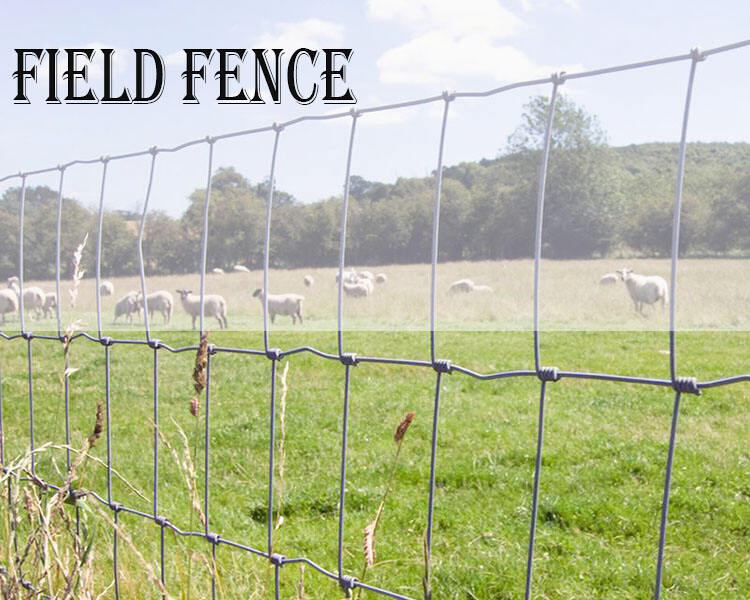 Electro galvanized hinge joint field fence goat fence panel for sale factory