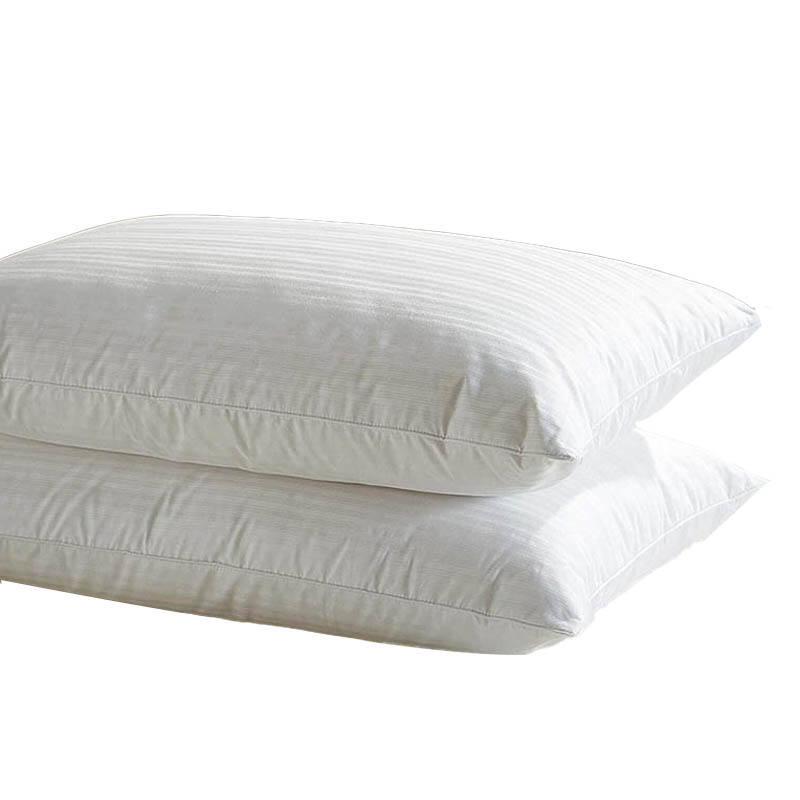 Wholesale Custom Luxury soft white 100% Cotton Shell 5 star hotel pillow goose