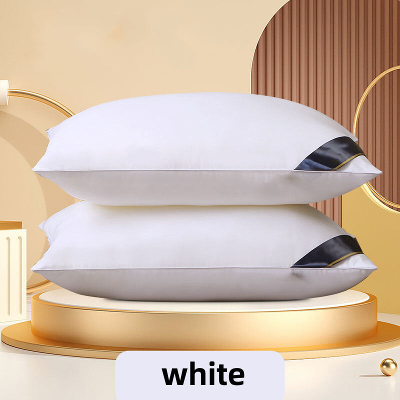 Five-star hotel high-quality wholesale bed linen with plain color custom pillows