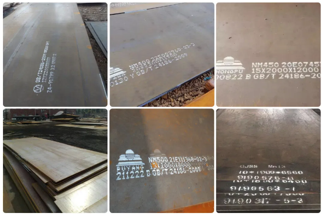 8mm Thick High Manganese Steel Plate Hardo 450 500 550 Ar450 Ar500 Wear Resistant Steel Plate details