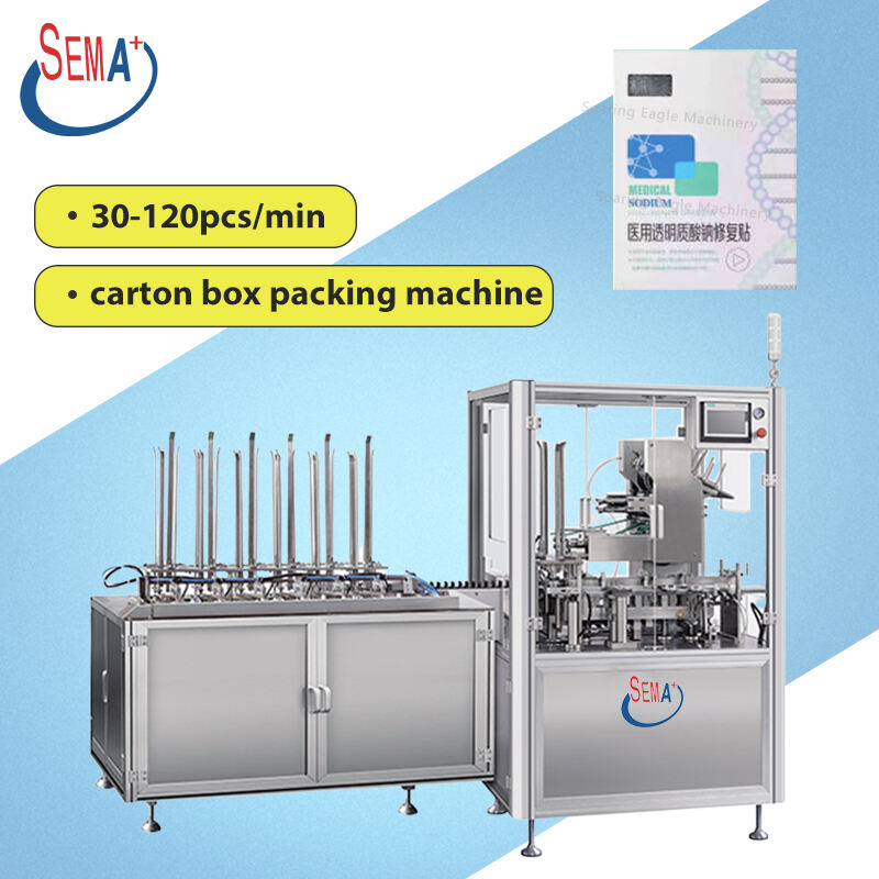 Automatic vertical sachet counting and carton box packing machine 60pc/min