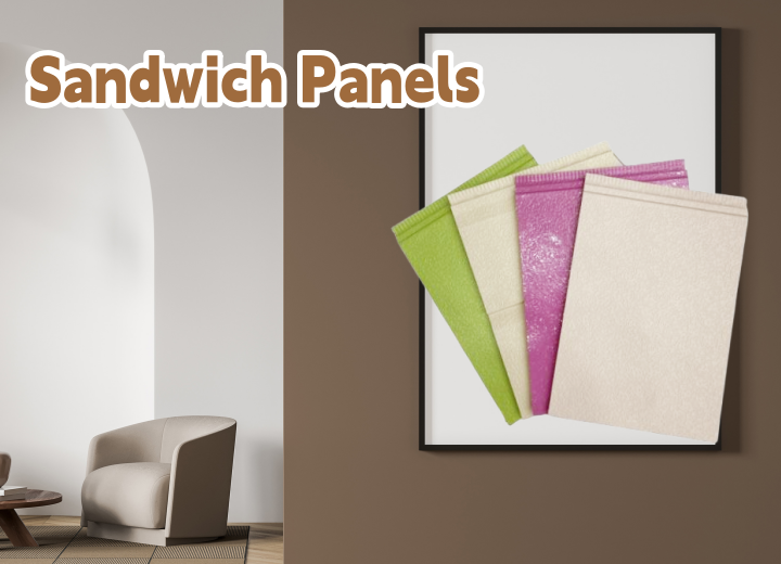 30mm-100mm Thickness EPS Polystyrene Steel Sandwich Insulated Panel PU Side Foam Sandwich Panel Roof Panel manufacture