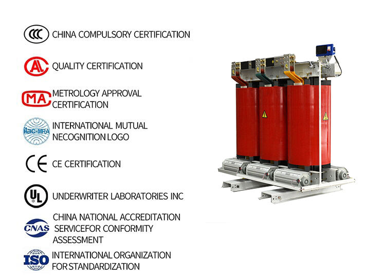 المورد الصيني 500kVA 10kV إلى 0.4kV التنحي تفاصيل محول الطاقة من النوع الجاف