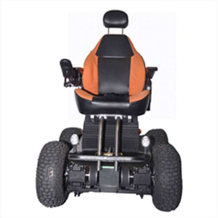 Strong capacity with electromagnetic brake seat size optional electric wheelchair conquer a variety of terrain 1350W*2  -BZ-O01 supplier