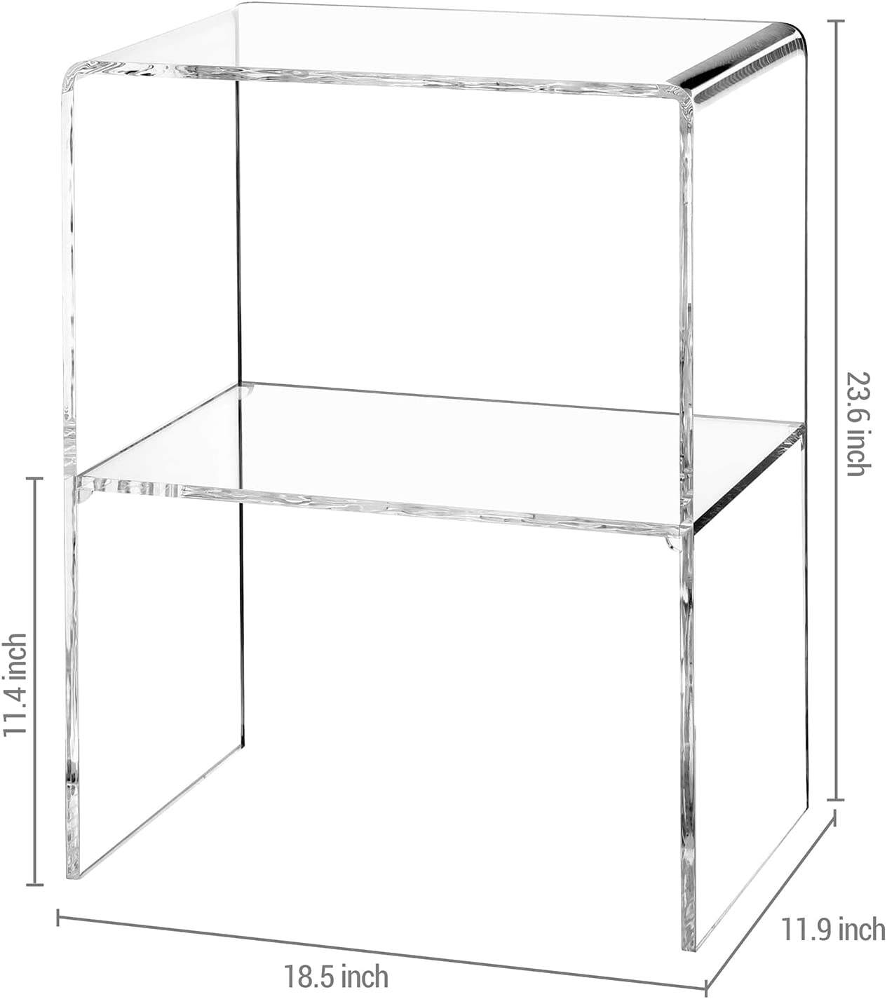 Customized  Acrylic Table Clear Acrylic Decorative End Table supplier