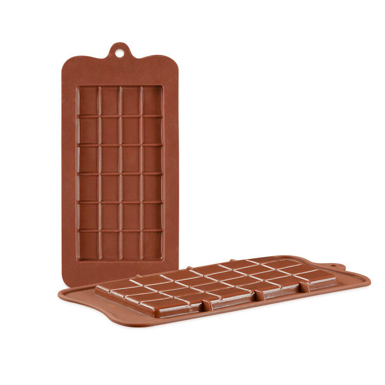 Silicone Break-Apart Chocolate Food Grade Non-Stick Protein and Energy Bar Mold Chocolate Bar Mold supplier