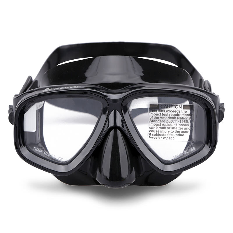 Aloma Adult TPA antifog silicone diving gear Tempered Glasses Diving Equipment Professional Scuba Diving Mask supplier