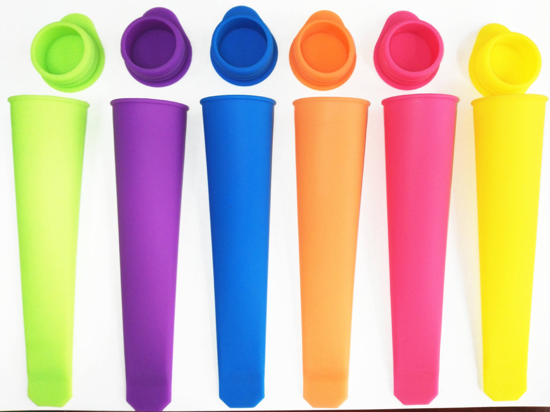 Summer Fruit Ice Cream Maker Silicone Ice Popsicle Molds DIY silicon ice popsicle maker supplier