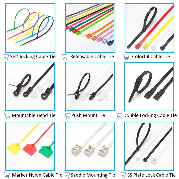 High Quality Nylon Cables Tie Plastic Zip details