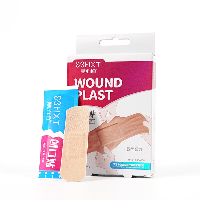 Four-corner stretch band-aid