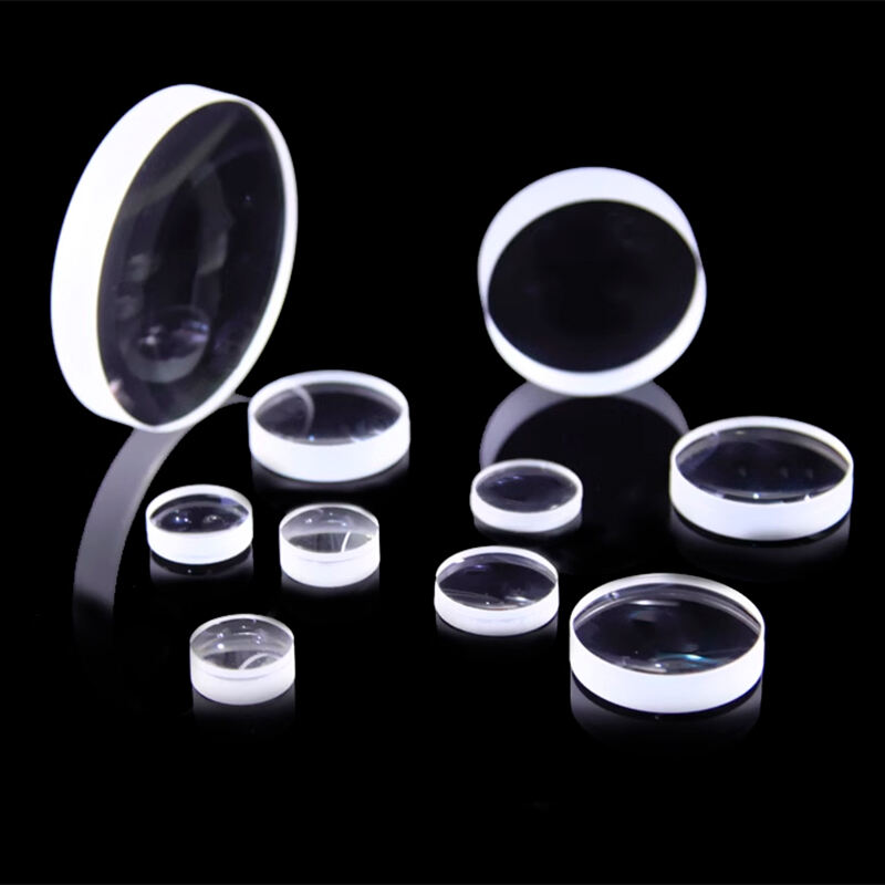 Optical biconvex material BK7 sapphire quartz focal length convex flat lens gass lens double convex lens supplier