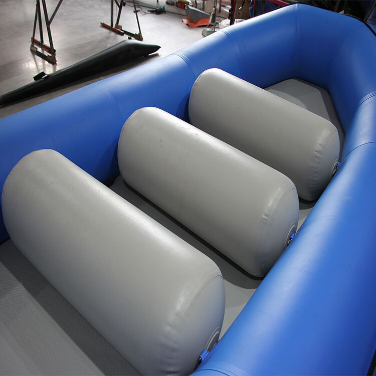 Inflatable Raft 410 380 1.2 PVC Low Price Pontoon Boat Rubber Pack Raft Boat supplier