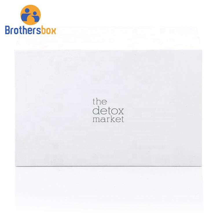 Custom White Foldable Magnetic Gift Box / Printed Recycle Folding Paper Box details