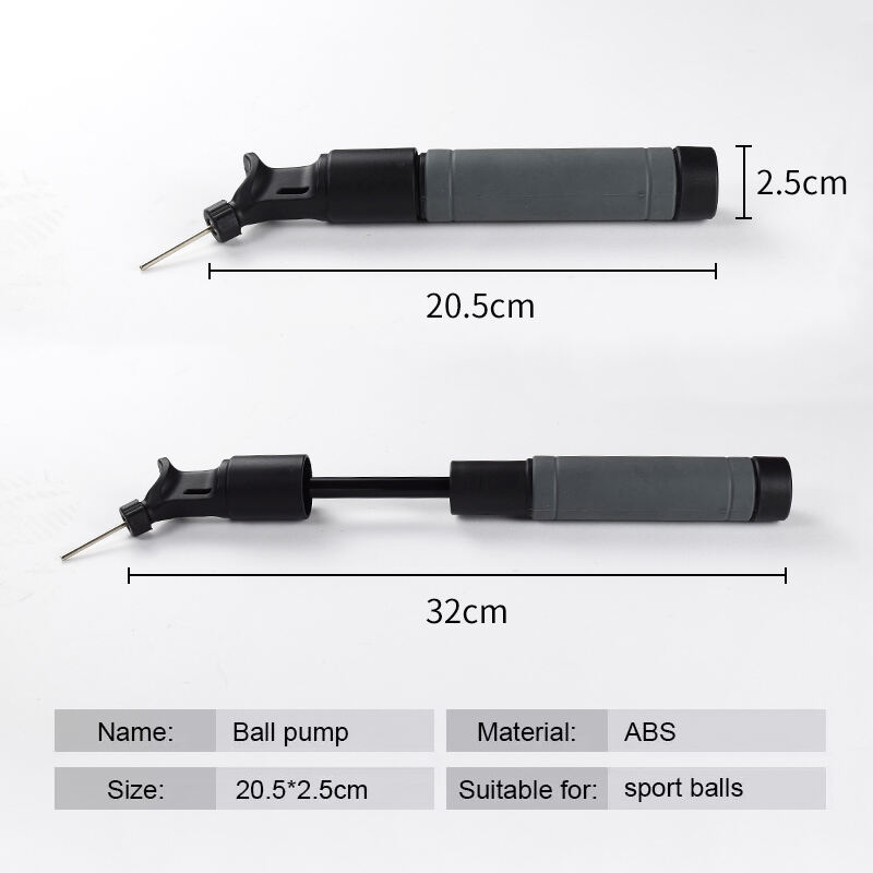 Portable basketball football ball pump double action hand air pump for inflatable manufacture