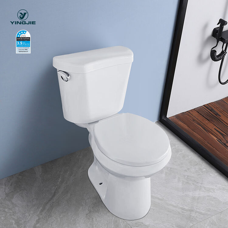 High quality floor mounted sanitary ware water closet two piece ceramic wc bathroom toilets for bathroom