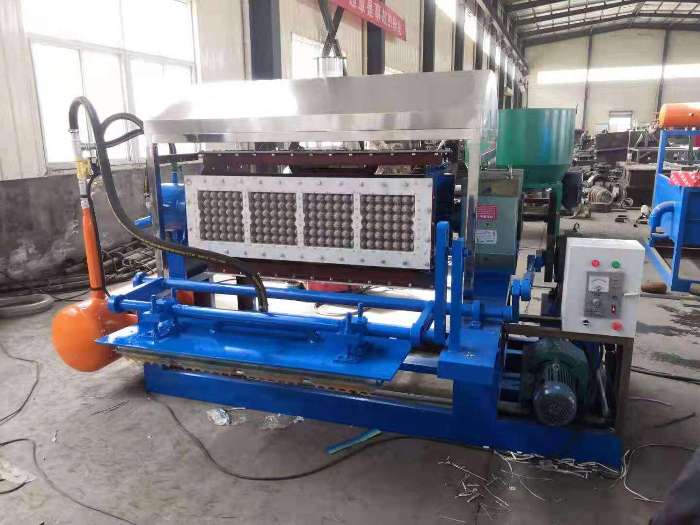 Popular High Efficiency Waste Paper Recycling Egg Tray Molding Machine Pulp Molding Machine manufacture