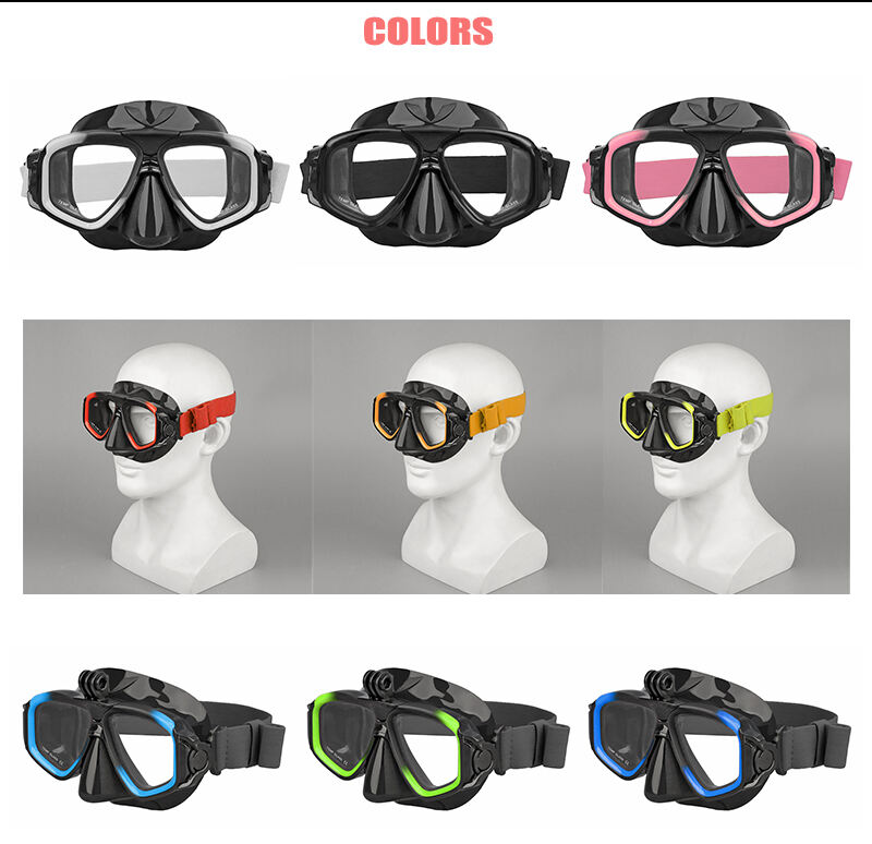 Factory selling Elastic strap Goggles Fogging Scuba Diving mask Snorkeling Gear for swimming diving factory