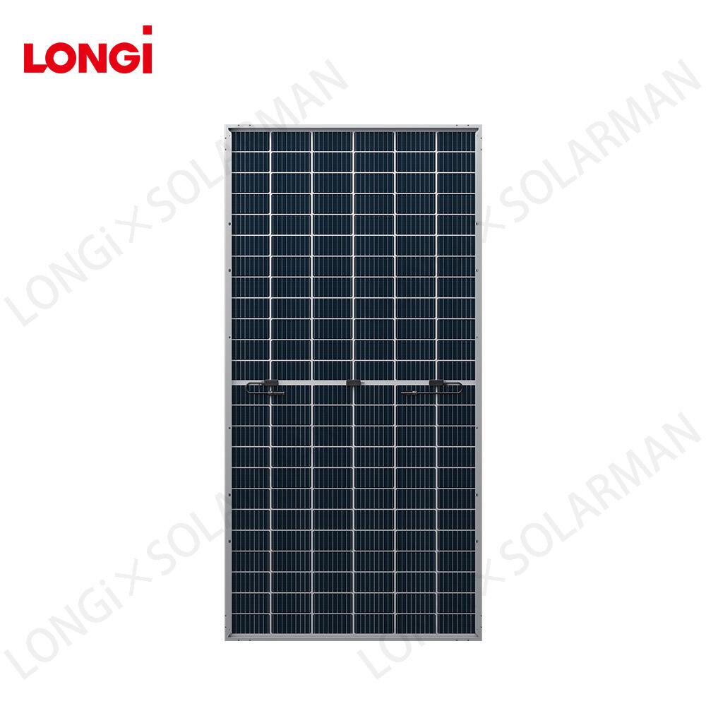 Produzione Mezzo Pannello Solare Bificiale 545W 550W 555W 560W