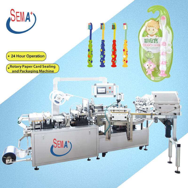 Pneumatic Blister Packaging Machines rotary automatic Plastic Blister Card sealing Machine