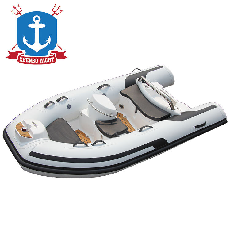 discount 5 person 10ft Boat RIB300C Deep v Fiberglass rib boat fiberglass for fishing boat supplier