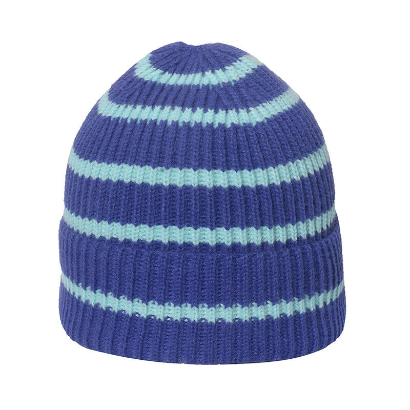 Striped knitted hat