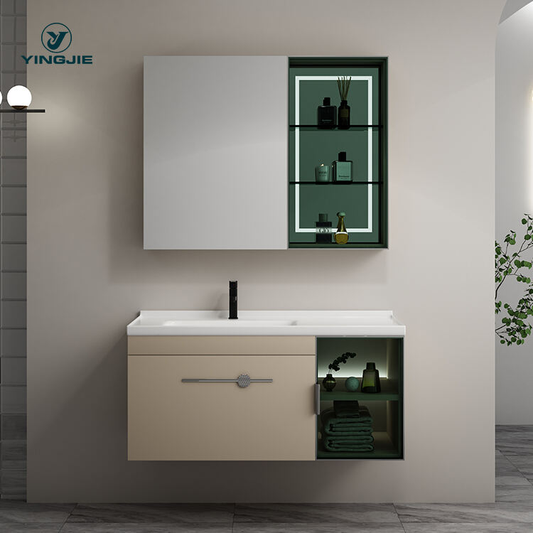 european style cabinet with mirror modern bathroom wall mounted vanity