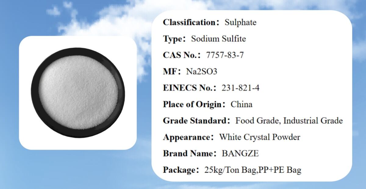 Anhydrous Sodium Sulfite Hot Selling Industrial Grade 98% Na2So3 Plant Sodium Sulfite manufacture