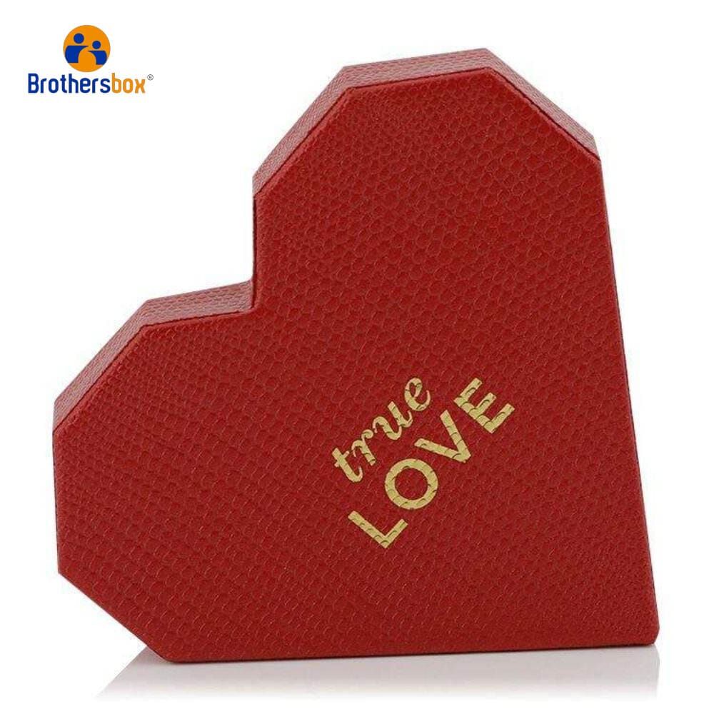 custom empty heart shaped chocolate box