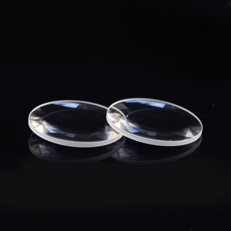 Custom diameter 8mm 9mm 10mm UV fused silica glass plano convex biconvex lens supplier