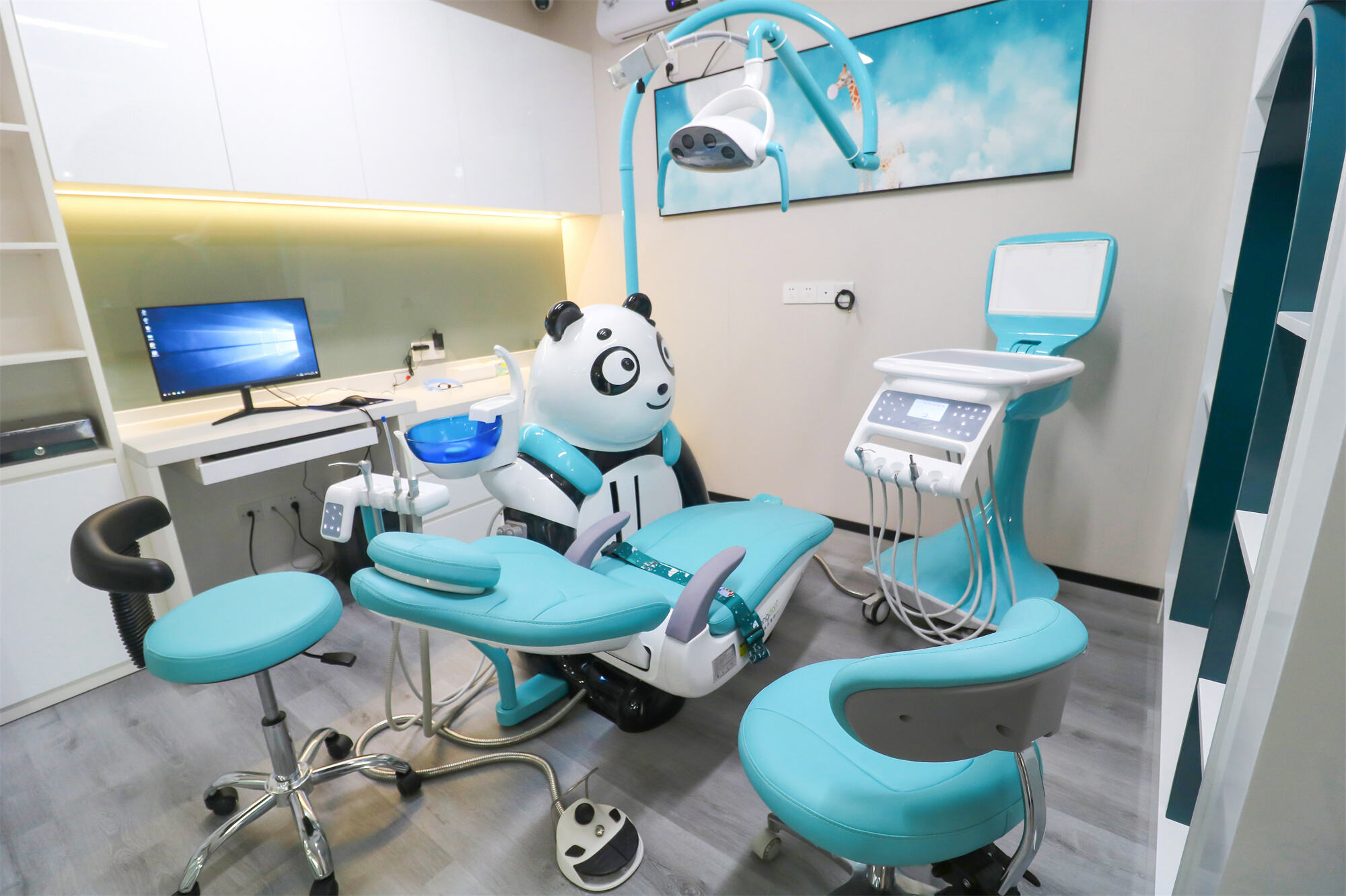 Ce Guarantee Safety Secure Protection Children Dental Chair kids factory