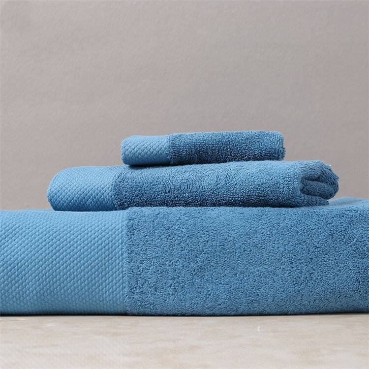 New design 100% cotton support custom wholesale hotel towel set factory