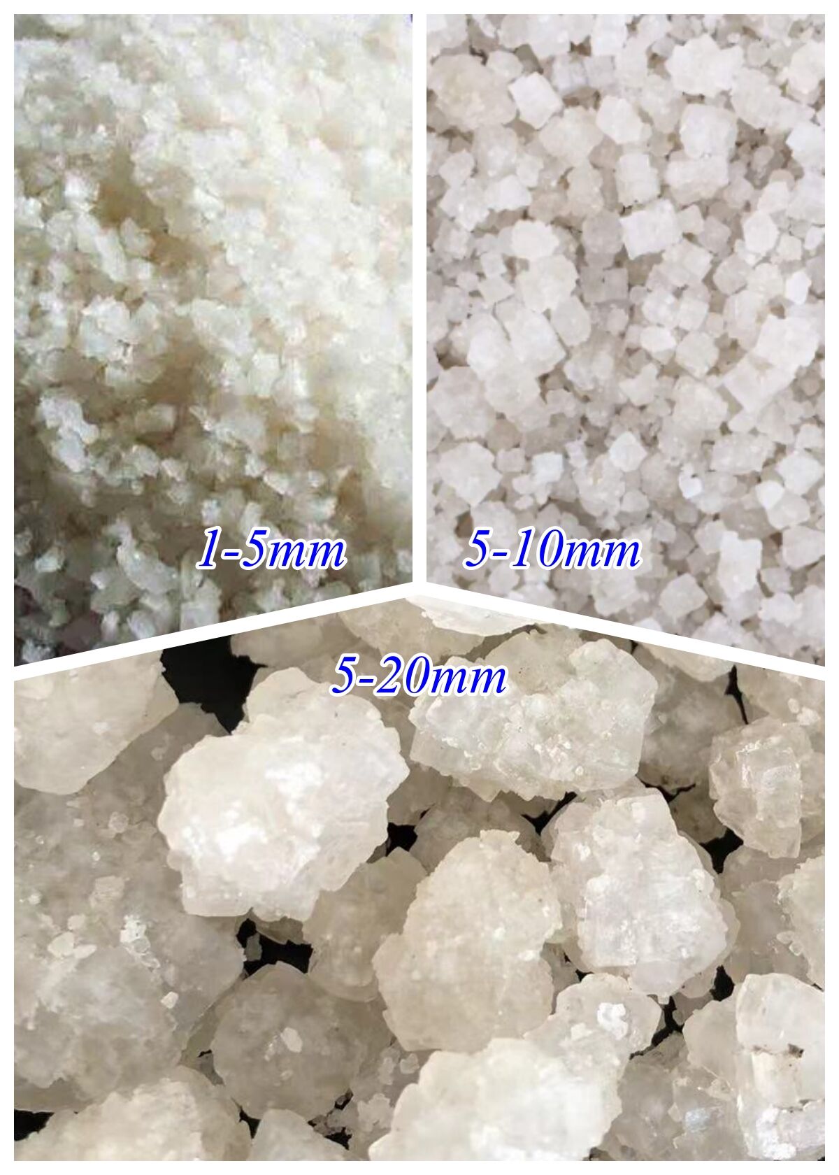 CAS 7647-14-5 1-5mm 94.5% High Of Purity Industrial Salt Raw Sea Salt Sodium Chloride details