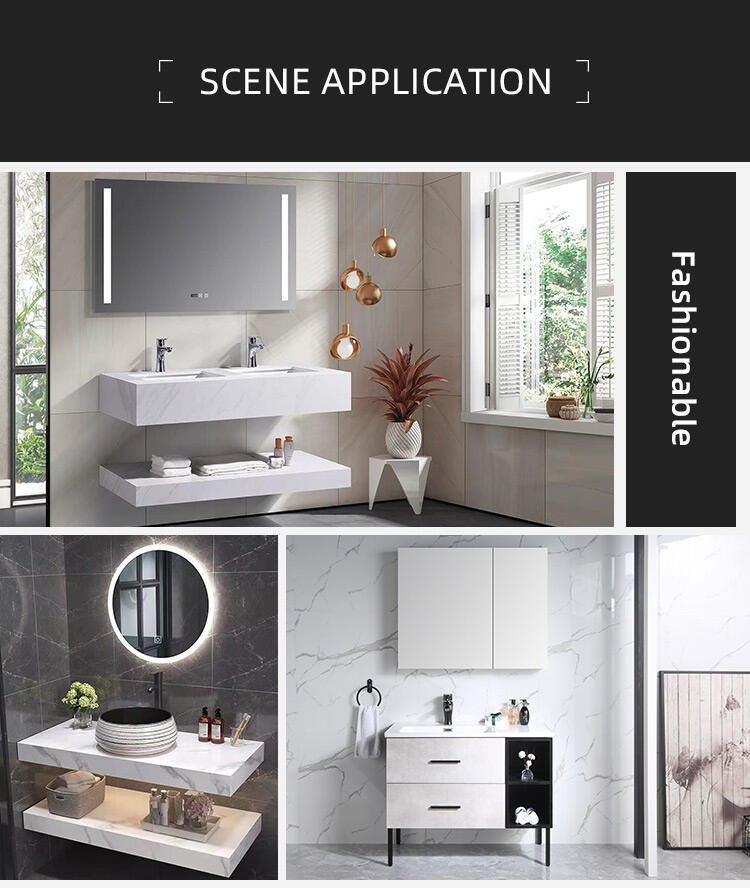 bathroom simple modern design wall mount bathroom vanity cabinets supplier