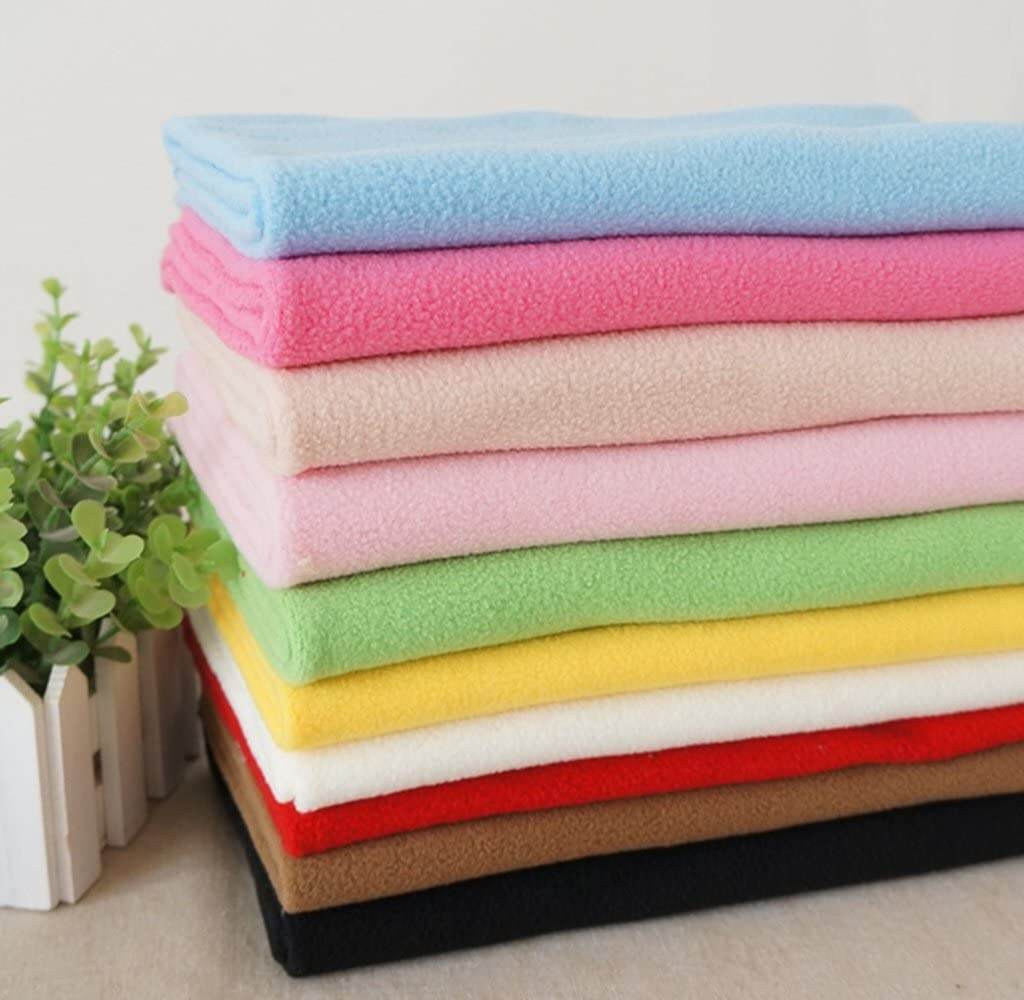 Anti Pilling Poly Spandex Material Velvet Fabric, Super Soft Solid Polar Fleece Fabric For Clothing/ factory