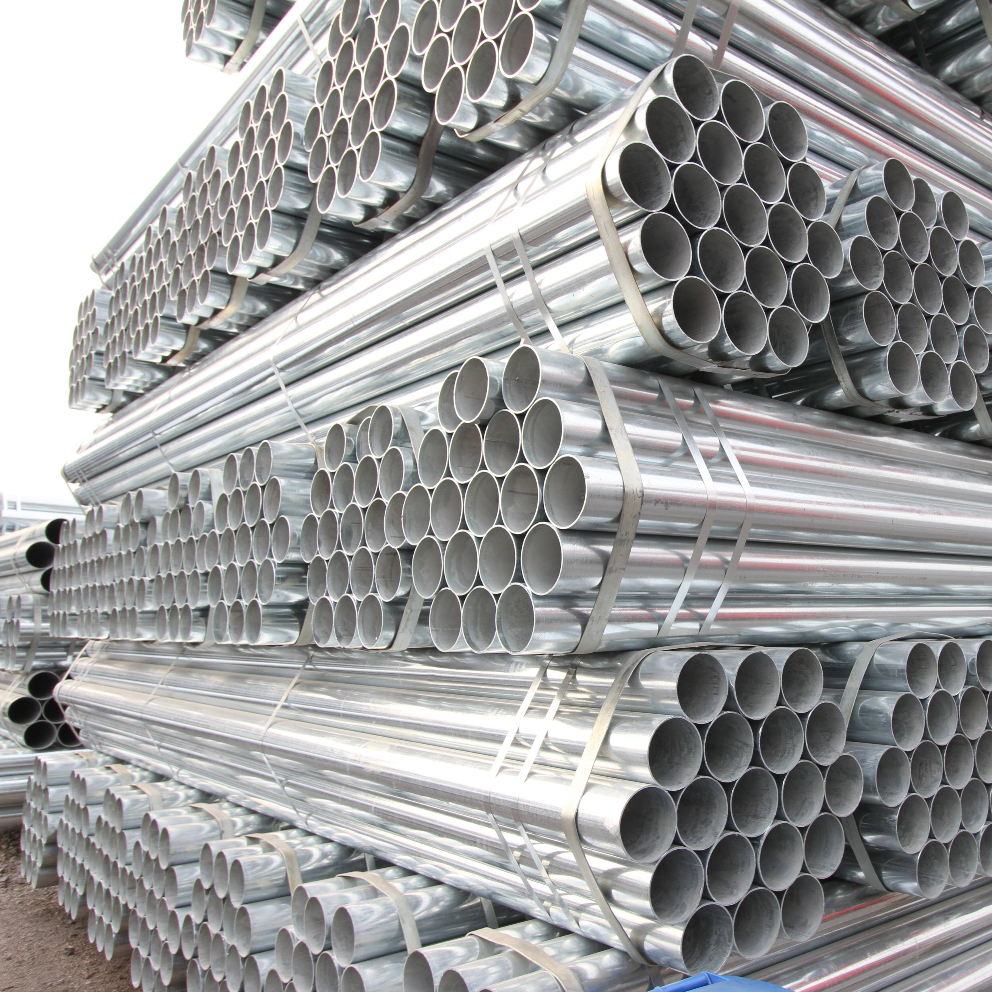 China Supply ASTM A36 dn50 hot dipped galvanized steel6 inch pre galvanized pipe For Greenhouse Frame details