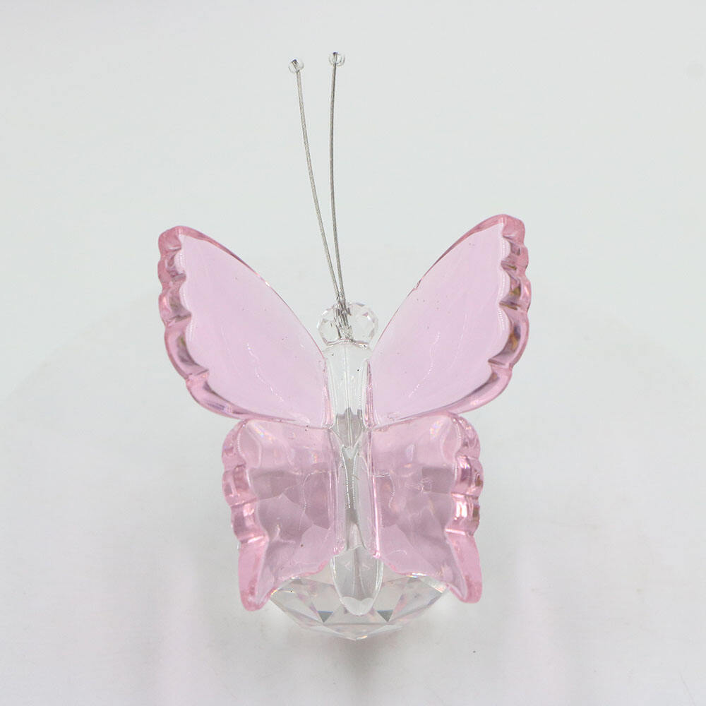 Factory Direct Sell  Murano Lampwork Handmade  Glass Crystal Butterfly Home Decoration Collection Arts Crafts details