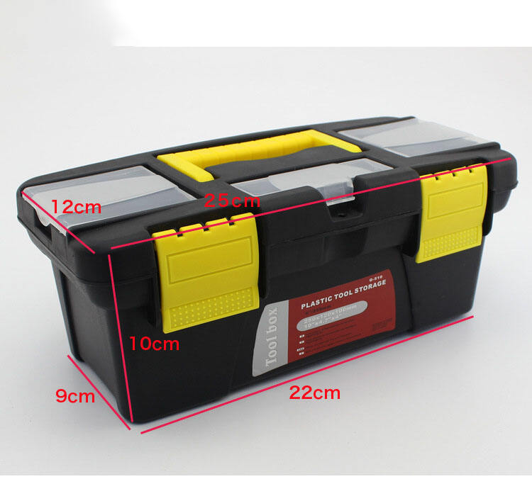 Boîte de rangement d'outils étanche de construction en plastique personnalisée en gros/fournisseur de boîte à outils portable en plastique