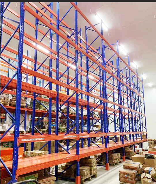 Warehouse stacking rack system metal selective industrial heavy duty pallet racking manufacture