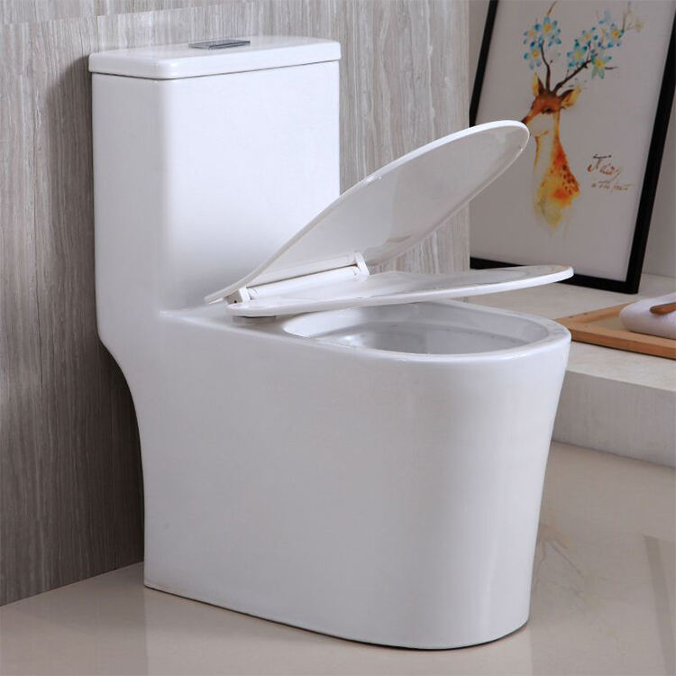 Modern style One Piece Bathroom Ceramic Wc Water Closet Porcelain white Colored Toilets Bowl supplier