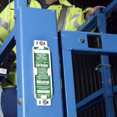 Scaffolding Identification Tag With Holder manufacture