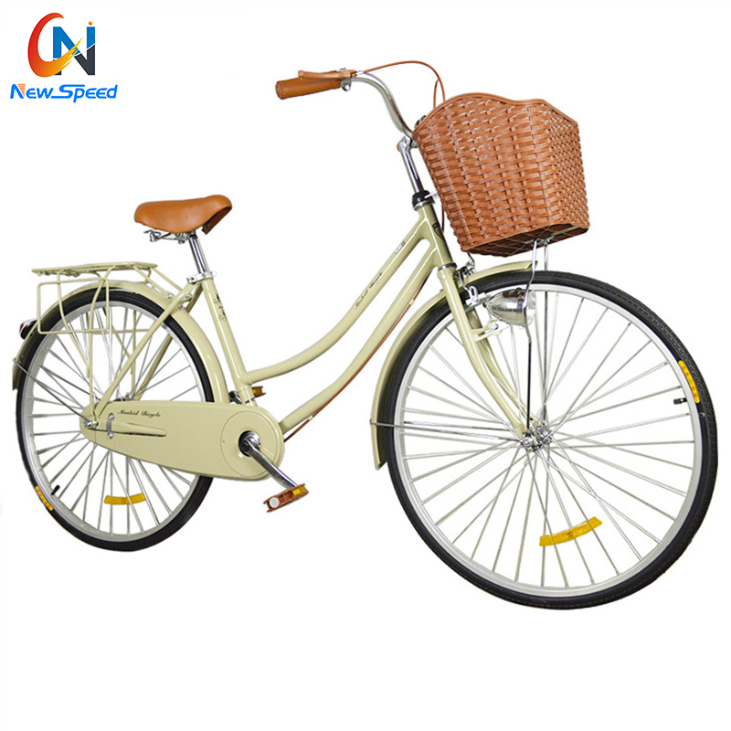 Cheap Bikes 26 Inch Bicycle Women/Wholesale Hi-Ten Steel City Bike/Custom Caliper Brake Urban Bike factory