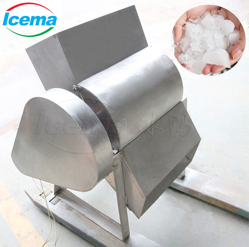 Stainless Steel Snowflake Ice Crusher Machine details